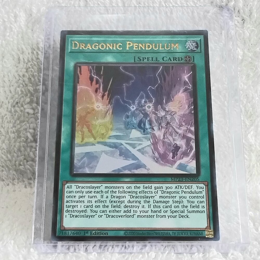 3/$35 Mint 1996 Yu-Gi-Oh! Dragonic Pendulum MP23-EN205 UR Holo 1st Ed Card!!